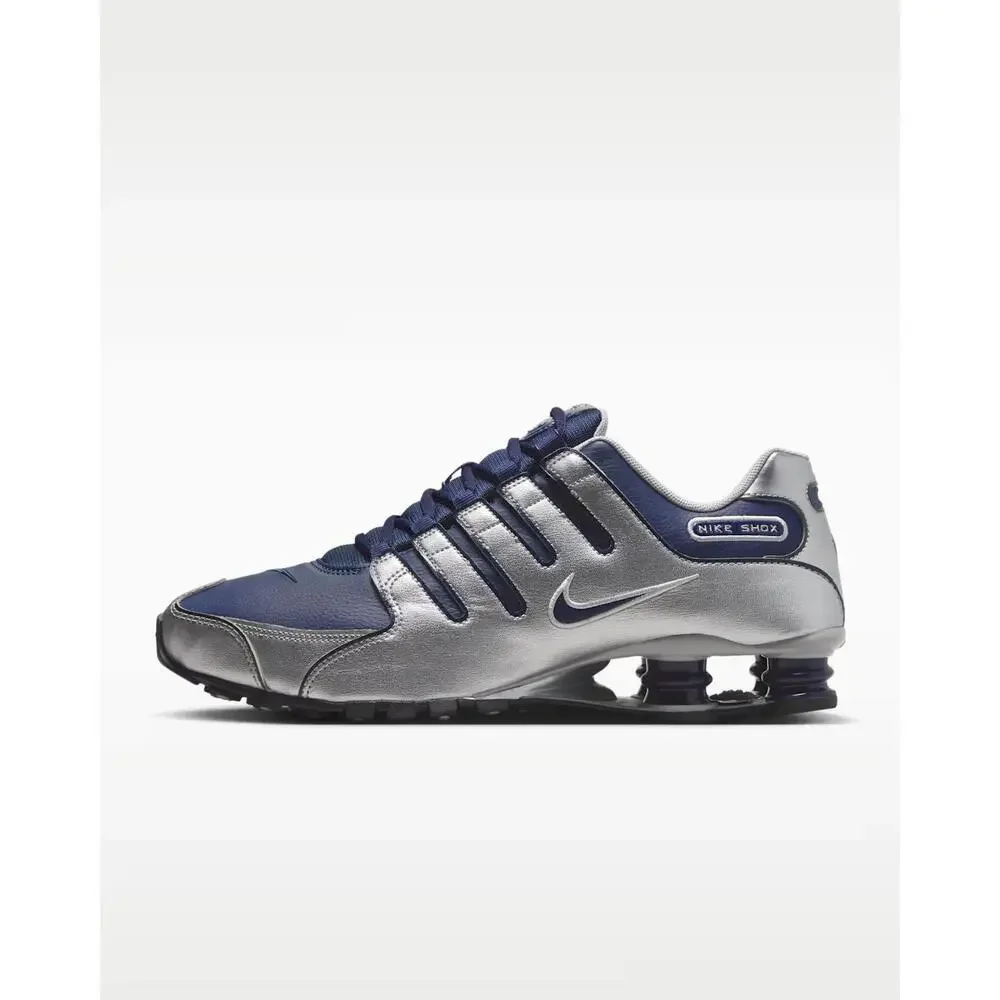 Nike Shox NZ 378341-402 Sneakers Men's US 9 Midnight Navy Running Shoes LIQ1559
